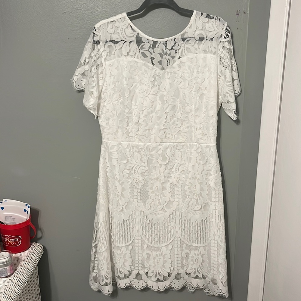 White Lace Dress